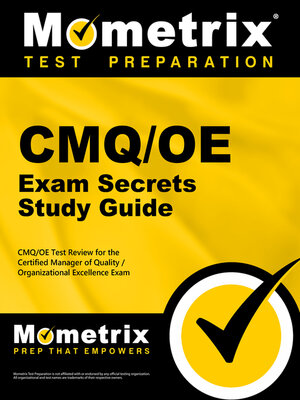 cover image of CMQ/OE Exam Secrets Study Guide